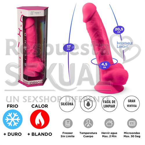 THE ORIGIN - Dildo Termorreactivo de Silicona Premium (Modelo 8