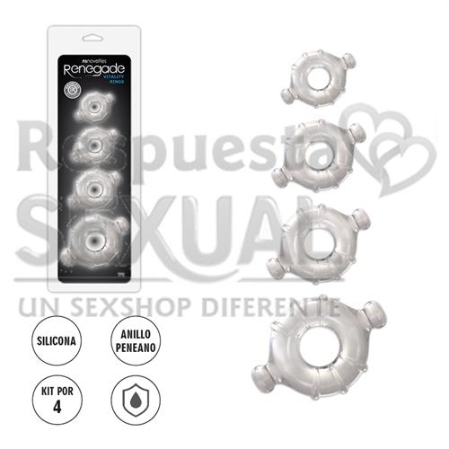 Renegade Vitality Rings: set de anillos flexibles para mayor control y duración