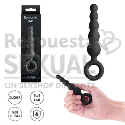 Slip dilatador anal de silicona