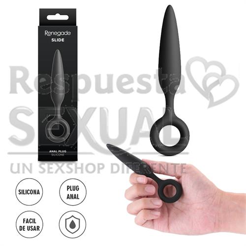 Slide dilatador anal de silicona