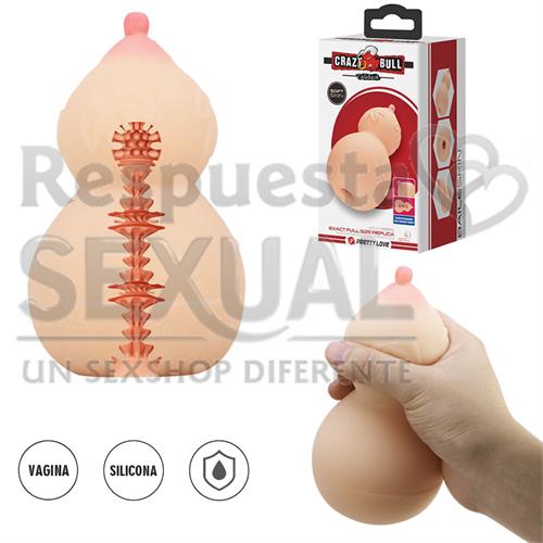 Masturbador soft skin teta y ano