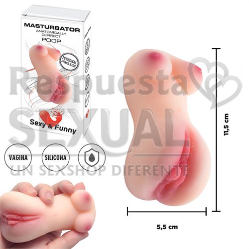 Masturbador en forma de semi torso con vagina