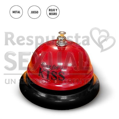 Campana roja ring for a kiss