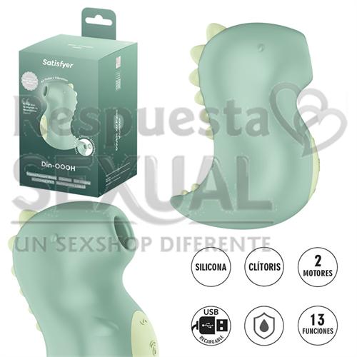 Din-OOOH Succionador estimulador de clitoris con carga USB