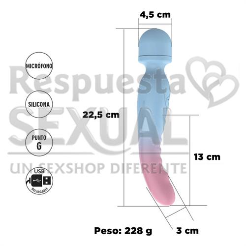 Doble vibrador microfono y estimulacion punto G